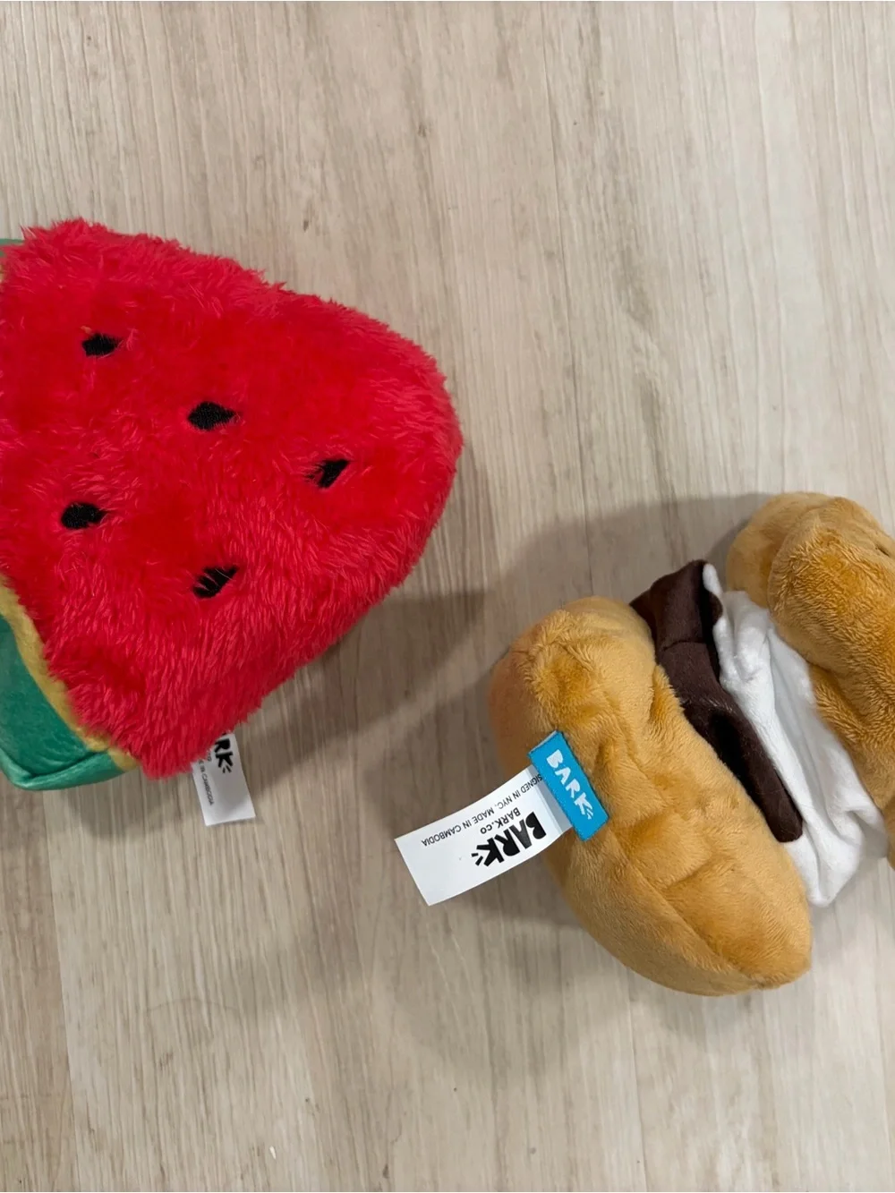 Bark Slobbermelon Pop and S’mores Summer Themed Toys